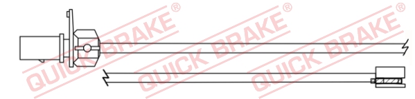 Czujnik zużycia klocka